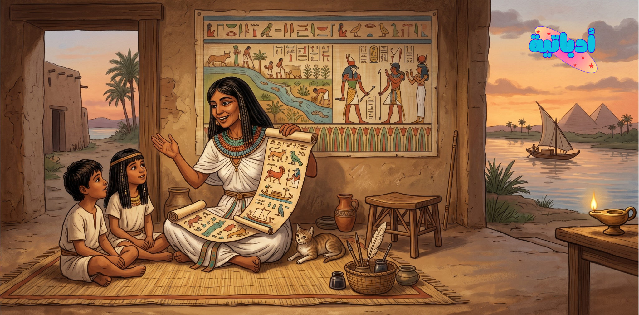 أدب الطفل عند قدماء المصريين - مبادرة أدباتية
