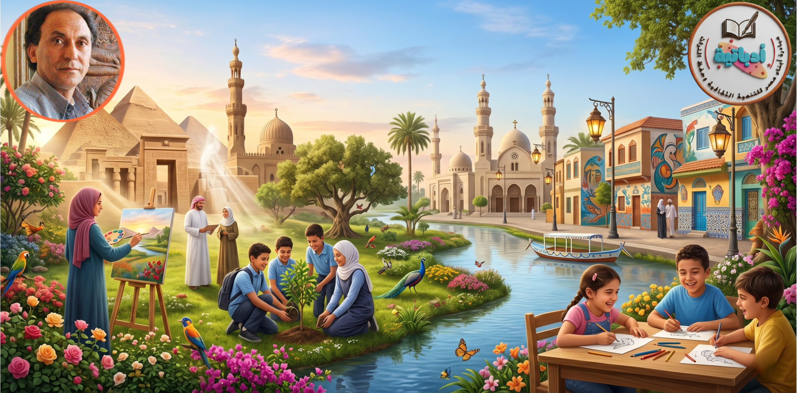 النحات العالمي السيد عبده سليم - ادباتية