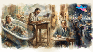 طقوس غريبة للكتاب الكبار.. أدباتية