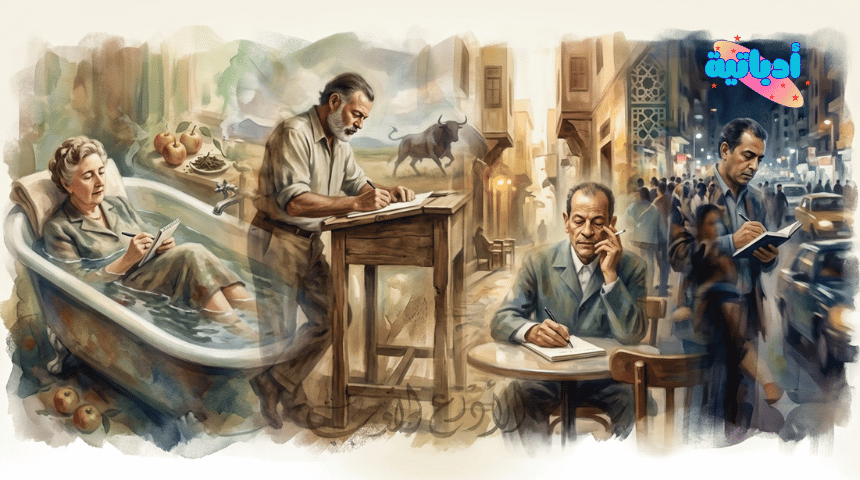طقوس غريبة للكتاب الكبار.. أدباتية